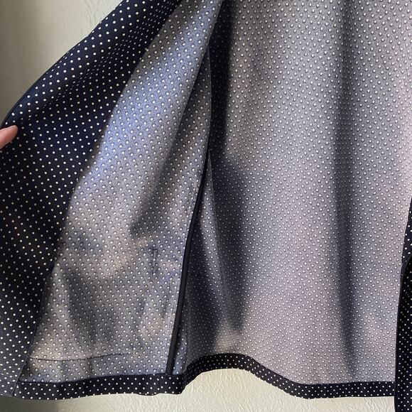 Scotch & Soda Maison Scotch SO CABANA Lightweight blazer, Black polka dot Size 2 - Picture 8 of 13